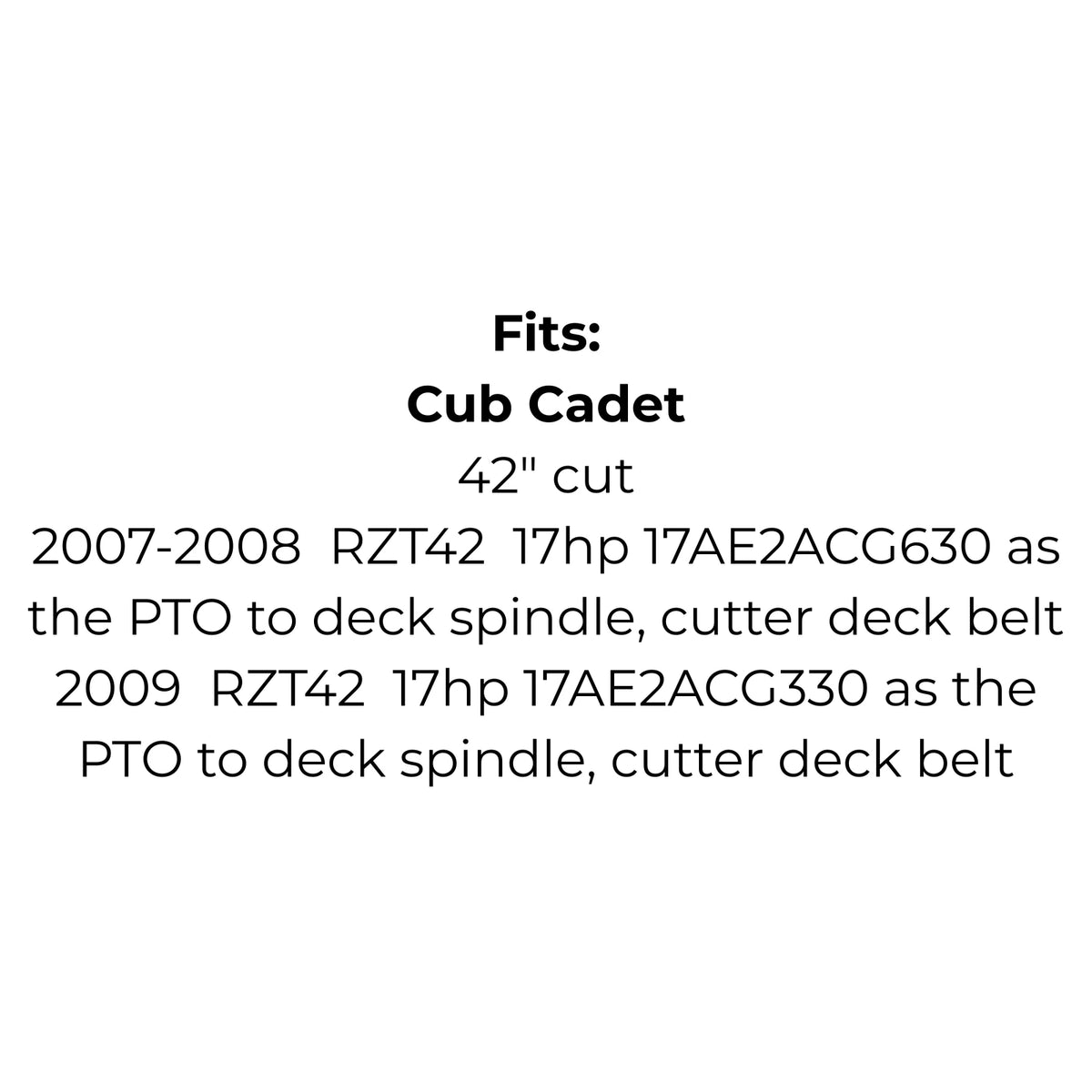 Belt replaces BIGDOG, HUSTLER 600726 or 600726X, Cub Cadet 754-04137 or 954-04137,John Deere M126536 or Simplicty/Viking 1718017 or 1718017SM
