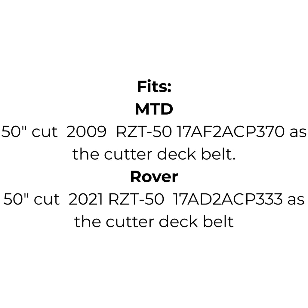 Belt Replaces Cub Cadet, Massey Ferguson, MTD, Troy Bilt or Rover 745-04044, 754-04044A, 954-04044 or 954-04044A