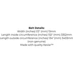 Belt Replaces Cub Cadet, Massey Ferguson, MTD, Troy Bilt or Rover 745-04044, 754-04044A, 954-04044 or 954-04044A