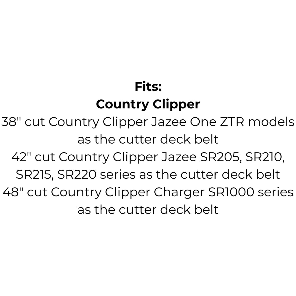 Belt Replaces John Deere M154621 or M154624, Country Clipper D-3727-W or Toro 109-5364