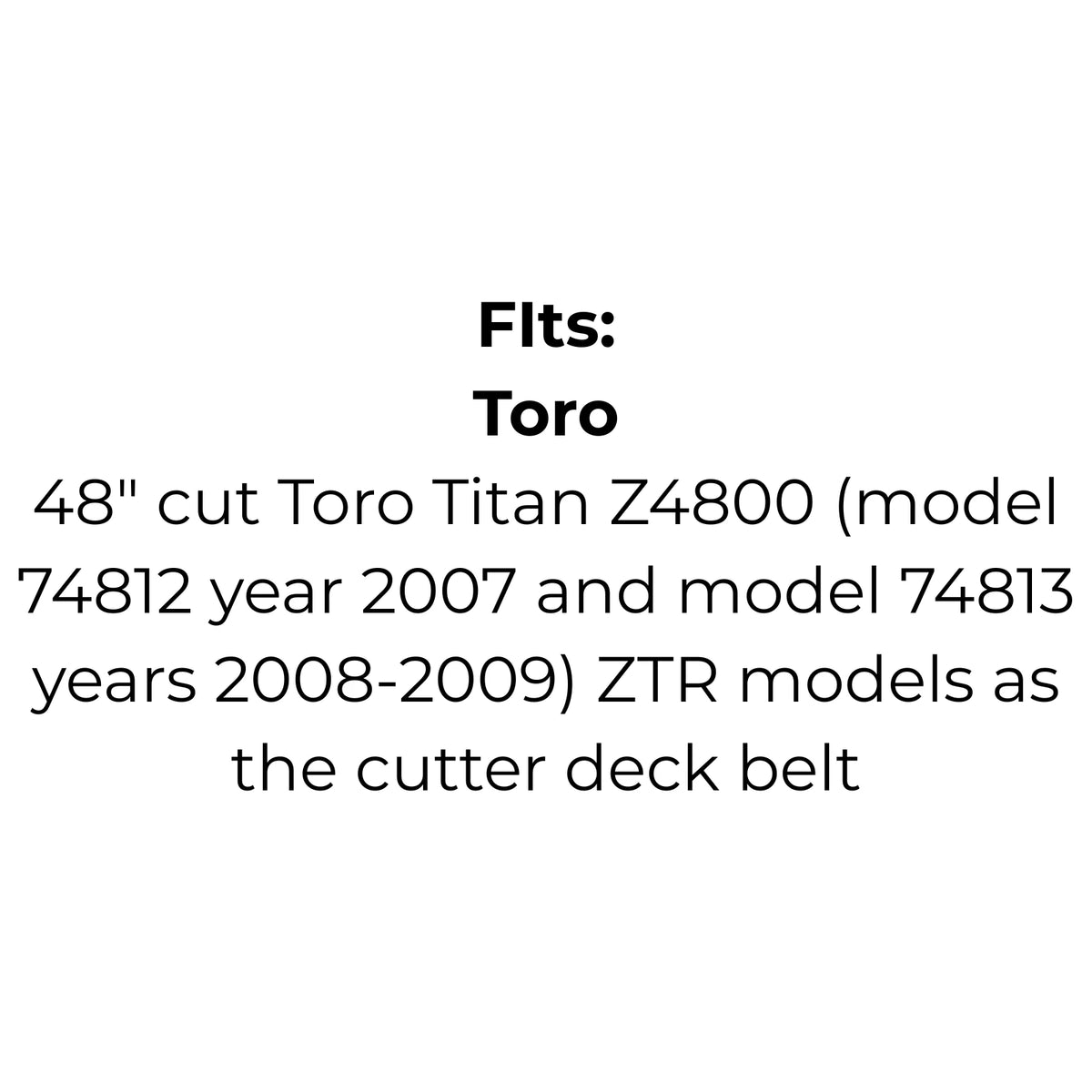 Belt Replaces John Deere M154621 or M154624, Country Clipper D-3727-W or Toro 109-5364