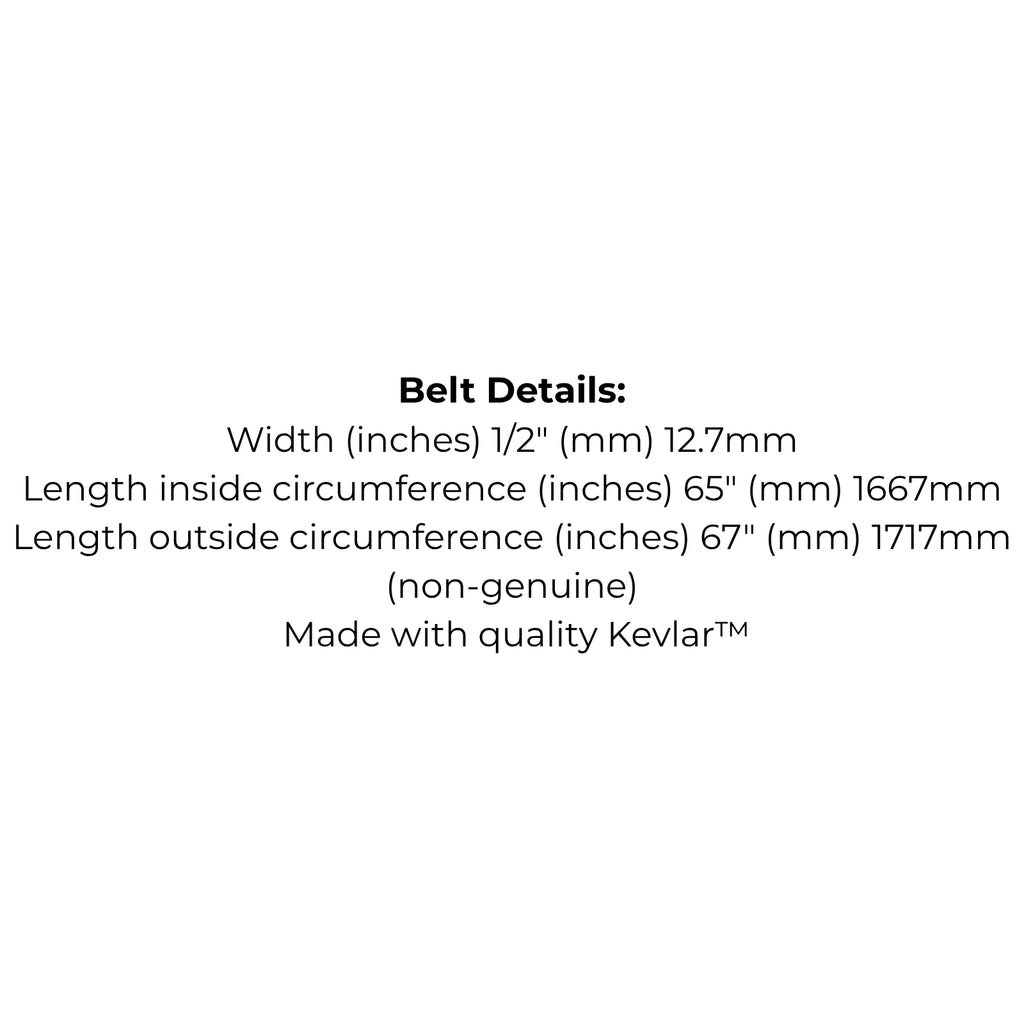 Belt replaces BigDog 602253 or Hustler 602253