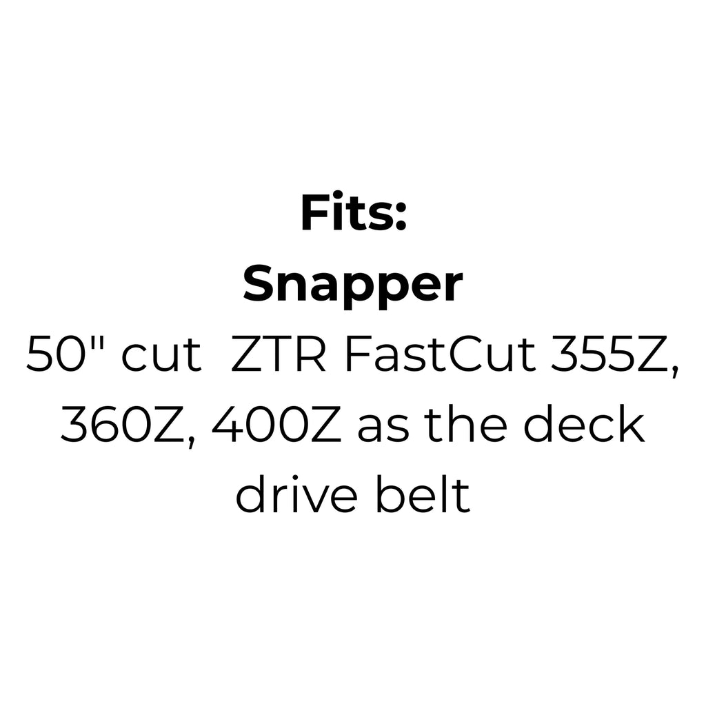 Belt replaces Snapper 1724507, 5023255, 5023255SM, Ferris or Simplicity 1724507, 5023255SM