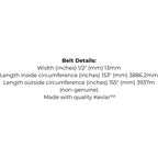 Belt replaces Snapper 1724507, 5023255, 5023255SM, Ferris or Simplicity 1724507, 5023255SM