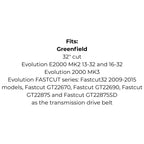 Belt Replaces Greenfield GT2354, GT02354, GT 02354, GT2369, GT02369, GT 02369, GT2394, GT02394, GT 02394, GT20005, GT 20005 or Universal 68136G