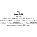 Belt Replaces Greenfield GT2354, GT02354, GT 02354, GT2369, GT02369, GT 02369, GT2394, GT02394, GT 02394, GT20005, GT 20005 or Universal 68136G
