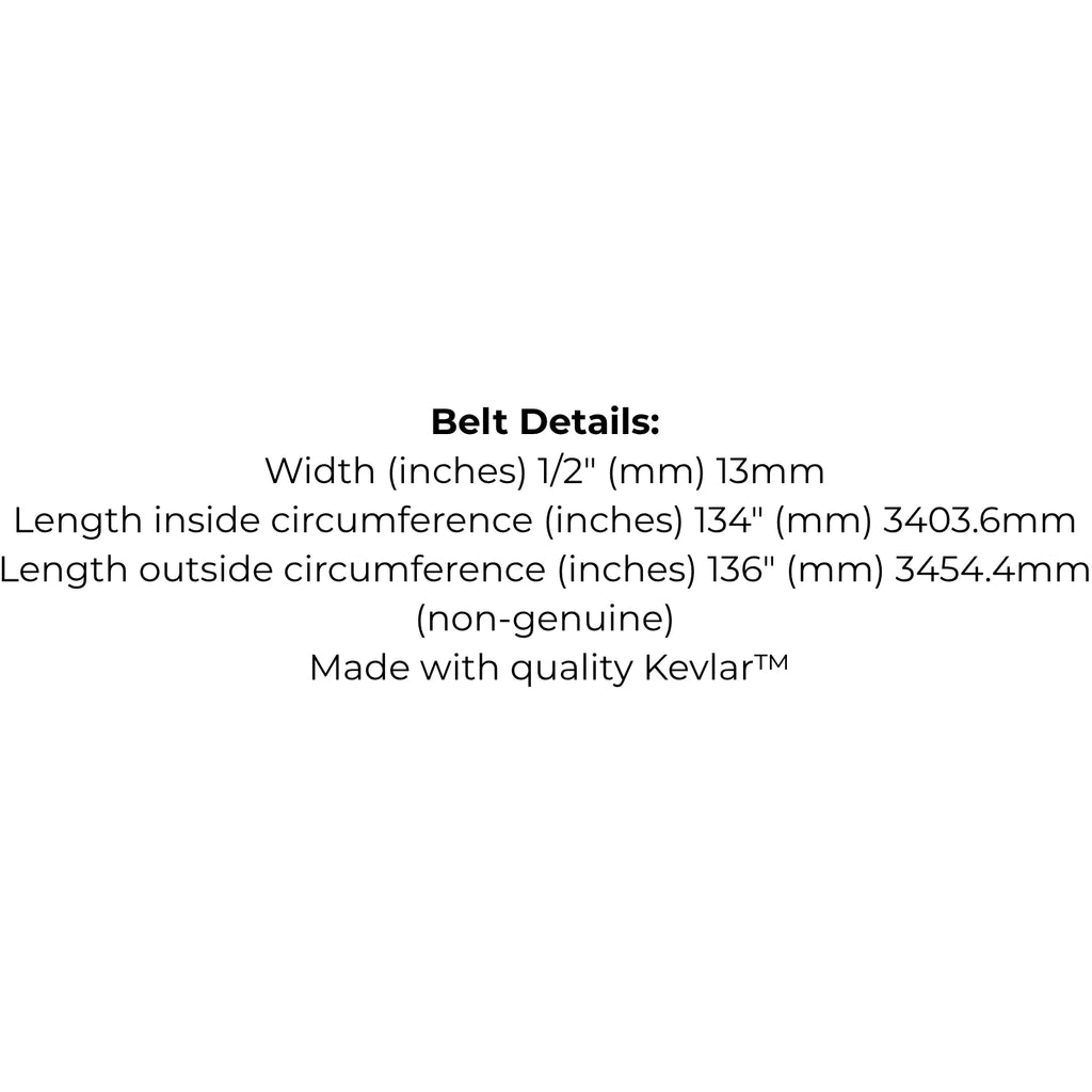 Belt Replaces Greenfield GT2354, GT02354, GT 02354, GT2369, GT02369, GT 02369, GT2394, GT02394, GT 02394, GT20005, GT 20005 or Universal 68136G