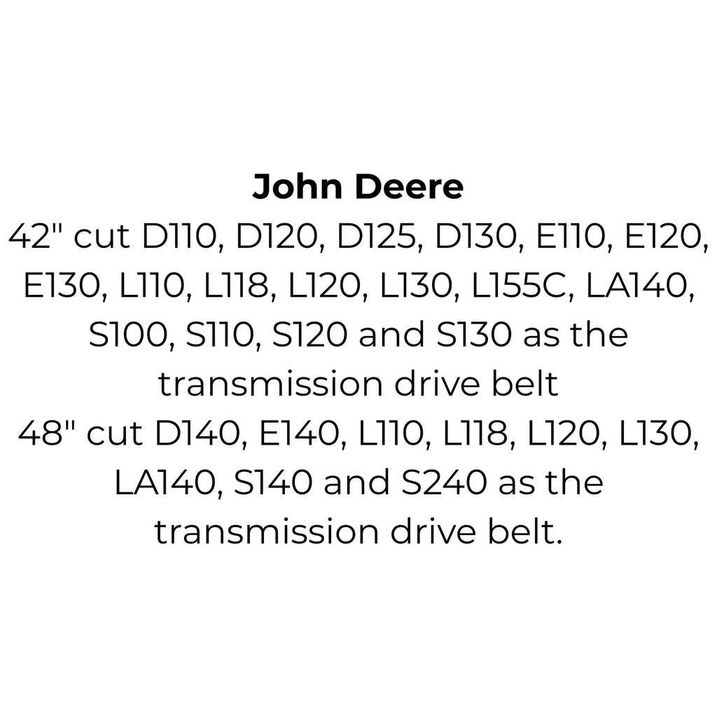 Belt Replaces Stihl-Viking 7004 872 1325 or 6121 704 1230 or John Deere GX20006 or UC30568