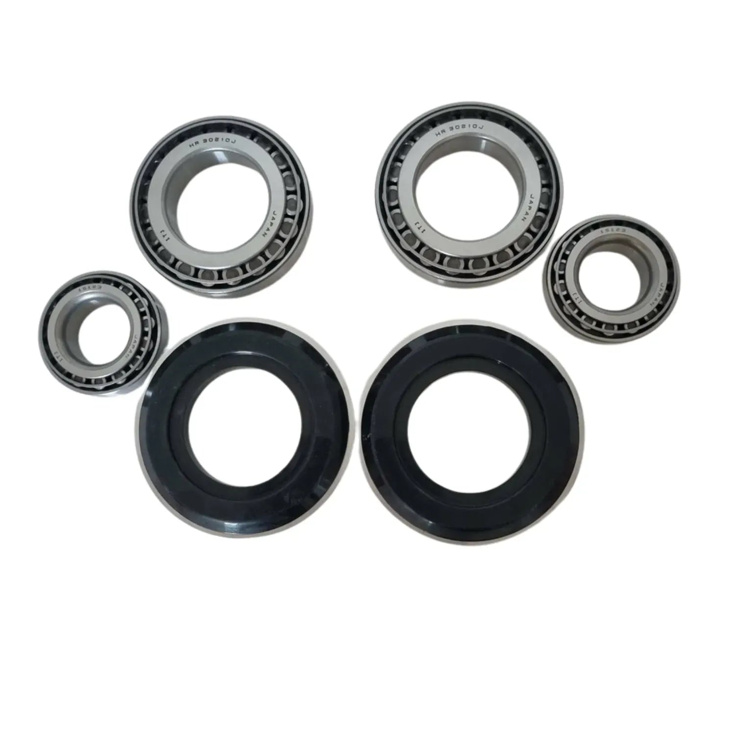 2x 2 Tonne or 2.5 Tonne Trailer & Caravan Wheel Bearing Kits - Japanese 15123-15245 and HR30210 with Marine Seals