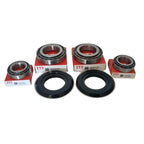 2x 2 Tonne or 2.5 Tonne Trailer & Caravan Wheel Bearing Kits - Japanese 15123-15245 and HR30210 with Marine Seals - Alt 7