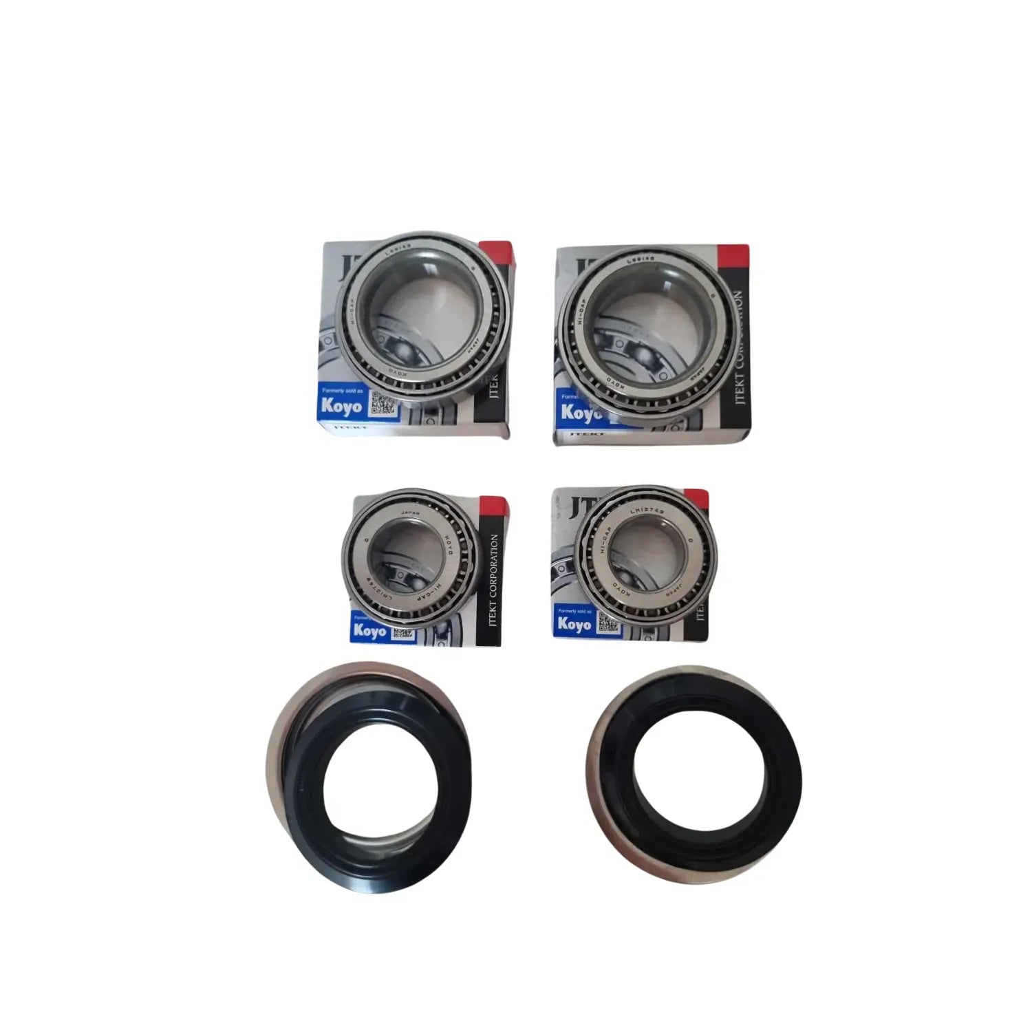KOYO 2x Marine Trailer Bearing Kit to Suit Ford Axle. L68149 and LM12749