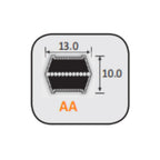 Belt for Castlegarden & Stiga 38" cut rear discharge, Victa VRX19538HC-A or Cox, Kingcat belt# V27