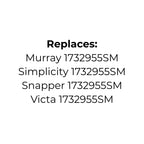 Belt Replaces Murray, Simplicity, Snapper or Victa 1732955SM