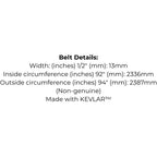 Belt Replaces Murray, Simplicity, Snapper or Victa 1732955SM