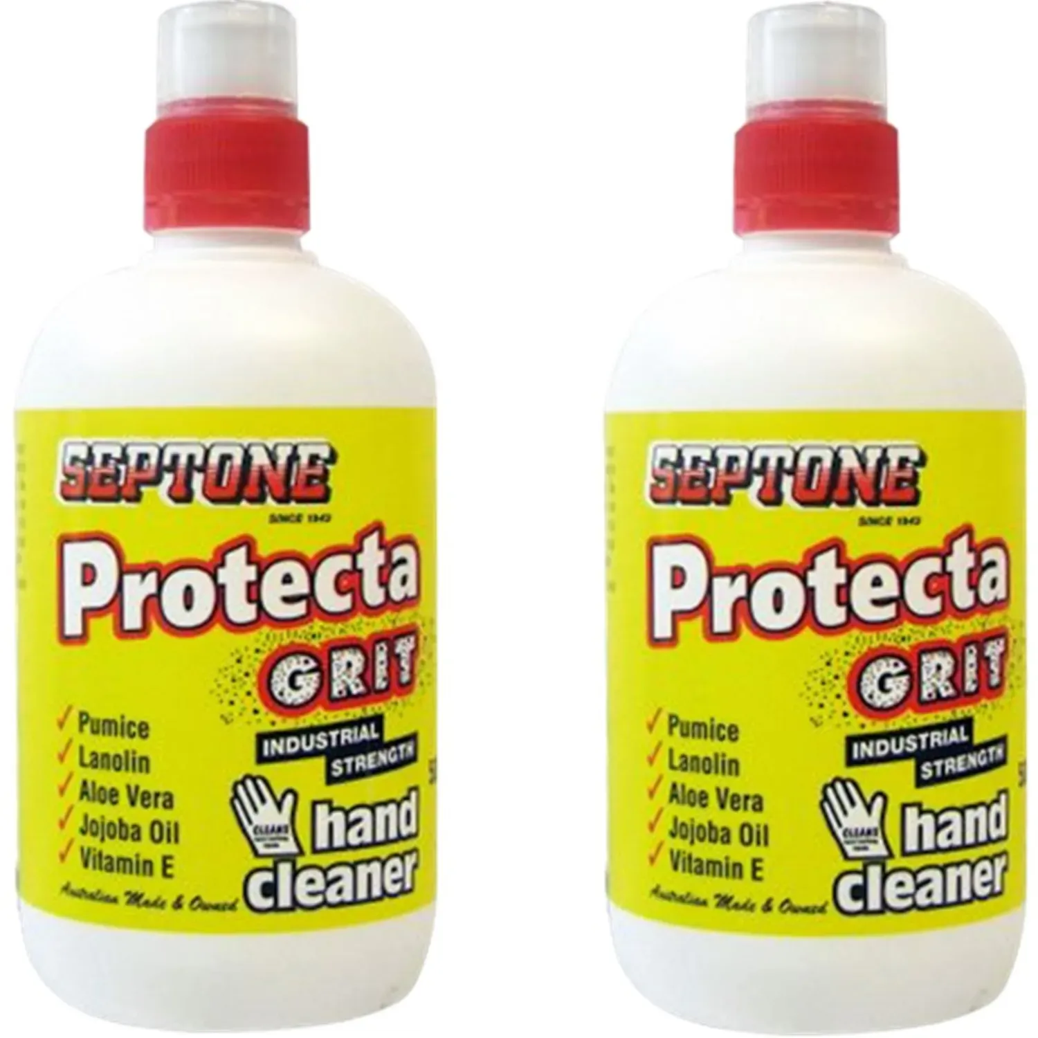 2x Septone Protecta Grit Hand Cleaner 500ml