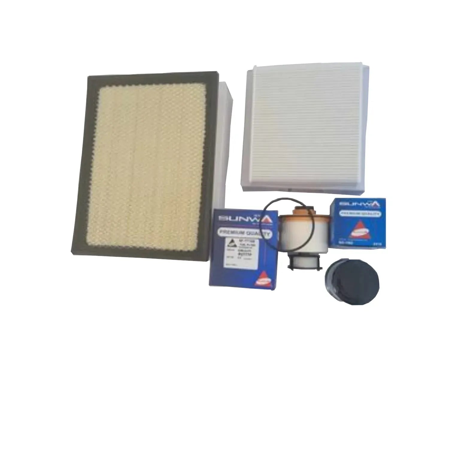 Service Kit with Cabin Filter for Toyota Hilux GUN series 2015 onwards | Air, Oil, Fuel & Cabin Filters