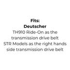 Belt Replaces MTD 754-0440, 954-0440, Scag 481499, Deutscher T155, Dayco L499, Gates 6899