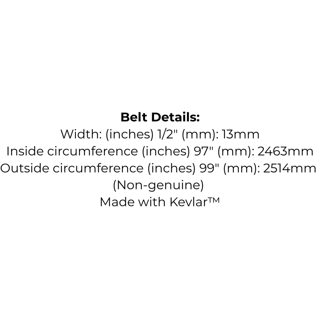 Belt Replaces MTD 754-0440, 954-0440, Scag 481499, Deutscher T155, Dayco L499, Gates 6899