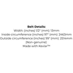 Belt Replaces MTD 754-0440, 954-0440, Scag 481499, Deutscher T155, Dayco L499, Gates 6899
