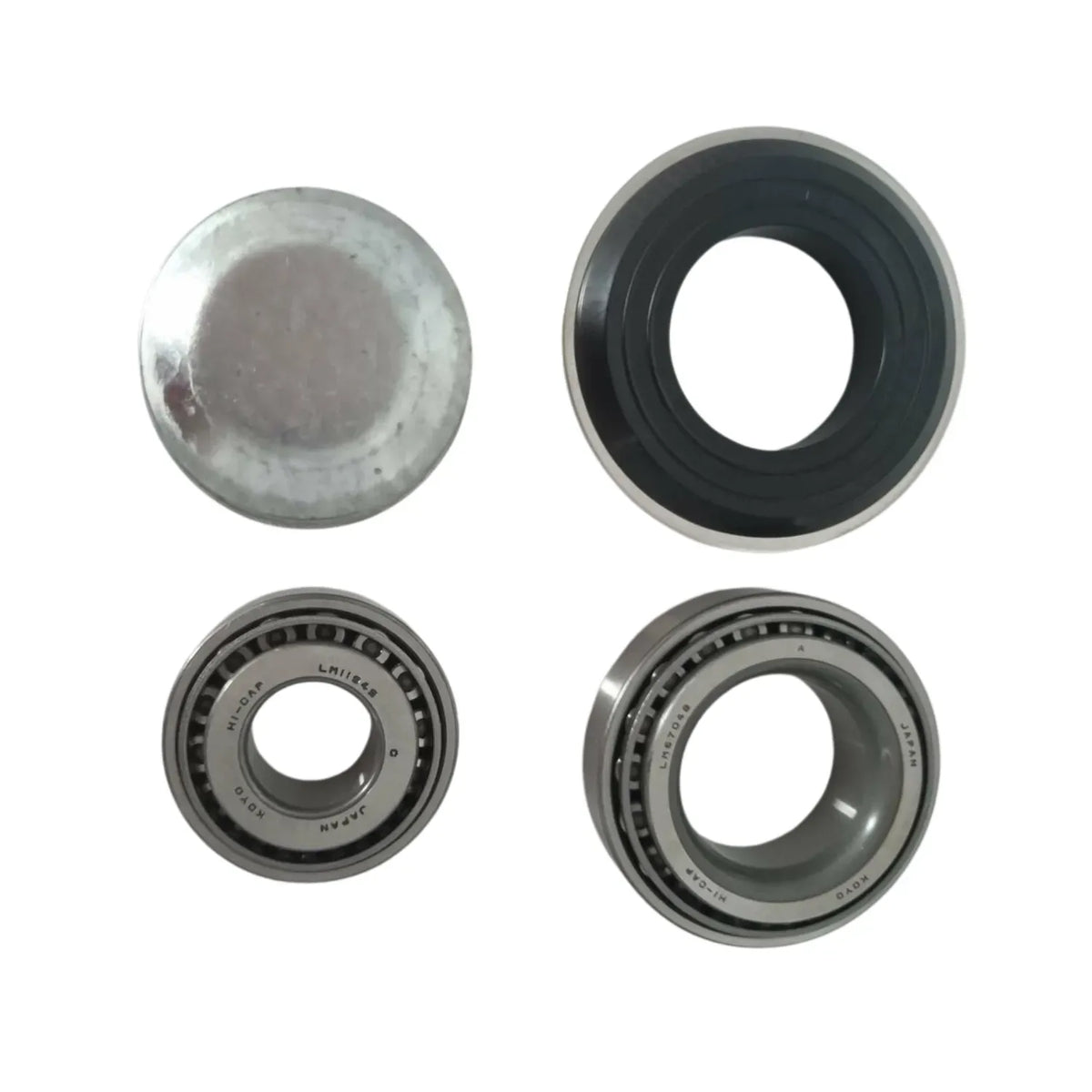 2x Marine Trailer Bearing Kits with DUSTCAPS for Holden Axles LM67048 and LM11949 | Koyo Bearings - Alt 2