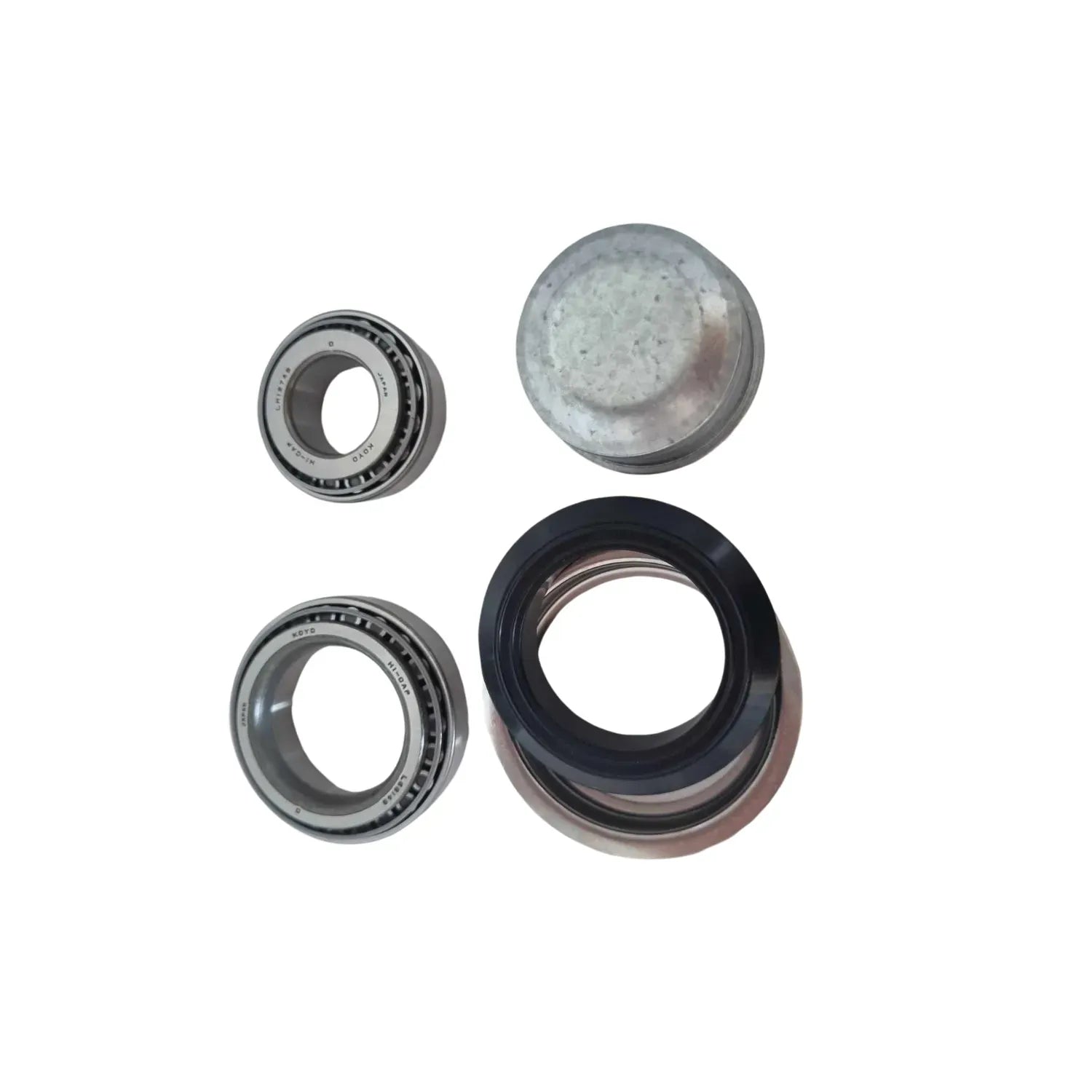 KOYO Marine Trailer Bearing Kit with DUSTCAPS to Suit Ford Axle. L68149 and LM12749