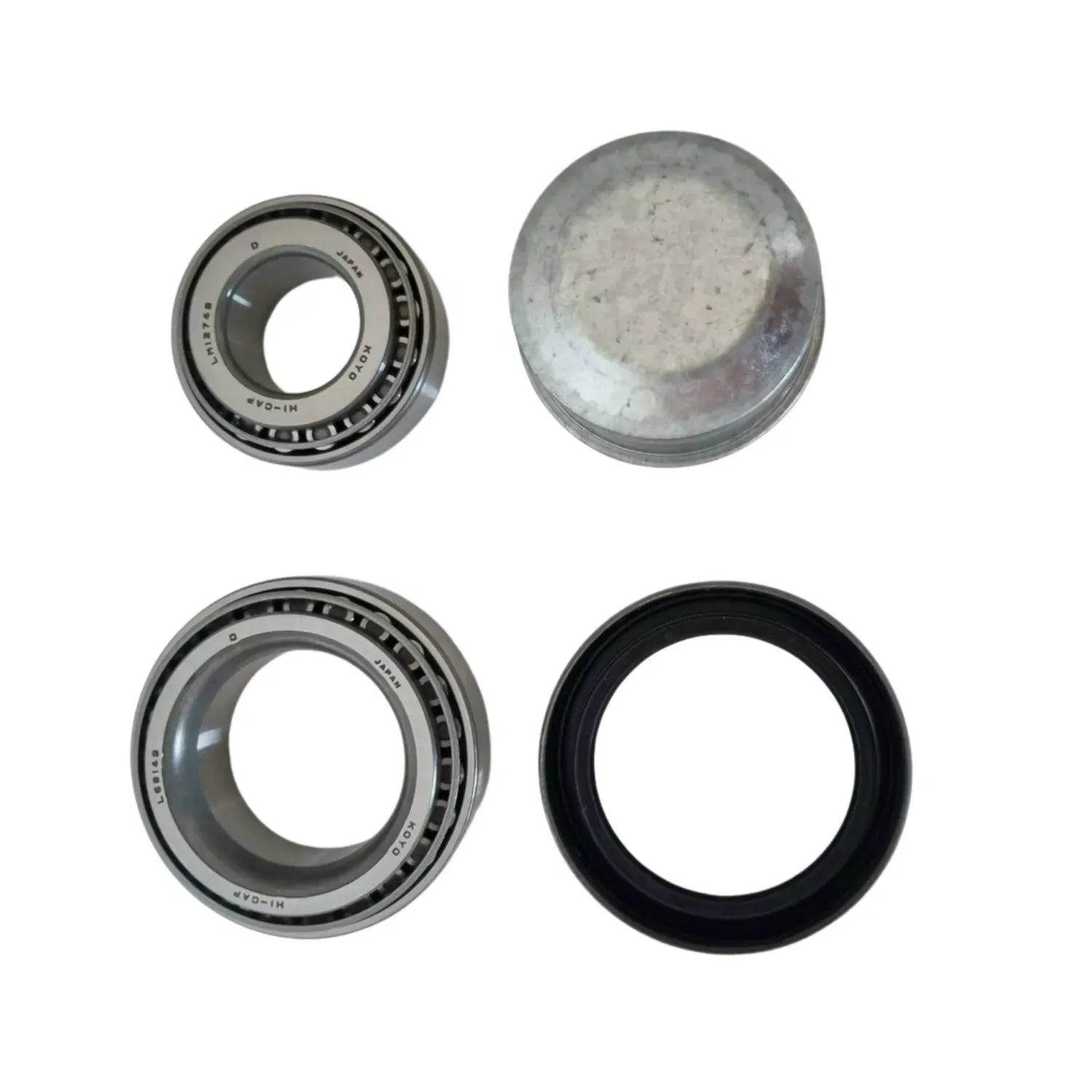 Trailer Bearing Kit with DUSTCAPS to Suit Ford Axles L68149/10 and LM12749/10