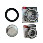 2x Trailer Bearing Kits with DUSTCAPS for Ford Axles L68149/10 and LM12749/10