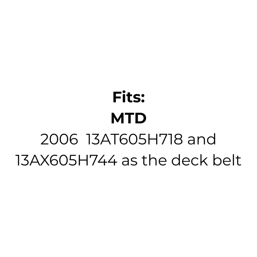 Belt for Electrolux G11123461X00, Husqvarna 532125907-X 532193214, MTD 754-04122, 954-041222, 954-5834, Simplicity 1666698 1716854 or Toro 112-5834