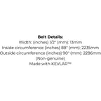 Belt for Electrolux G11123461X00, Husqvarna 532125907-X 532193214, MTD 754-04122, 954-041222, 954-5834, Simplicity 1666698 1716854 or Toro 112-5834