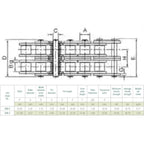 Duplex Industrial Roller Chain 06B-2 | 10ft box