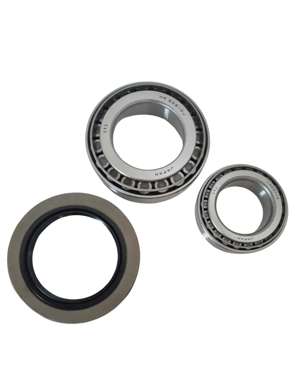 1x 3 Tonne Trailer and Caravan Bearing Kit LM29749-LM29710 and HR30210 | ITJ Brand - Alt 1