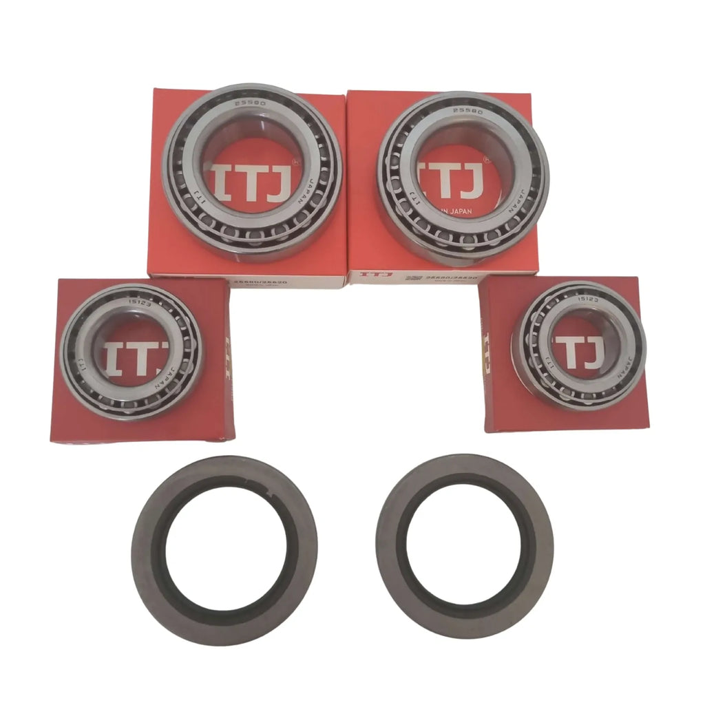 2x Dexter 2 Tonne Wheel Bearing Kit U.S Version 15123-15245 & 25580-25520 with 34040 seal | Made in Japan