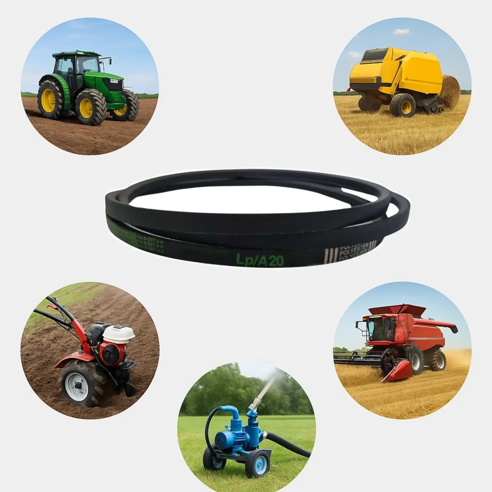 Transmission Belt for Deutscher 26" cut G26 Self Propelled Slasher variable speed. Replaces Belt# G4/20