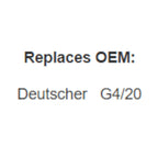 Transmission Belt for Deutscher 26" cut G26 Self Propelled Slasher variable speed. Replaces Belt# G4/20