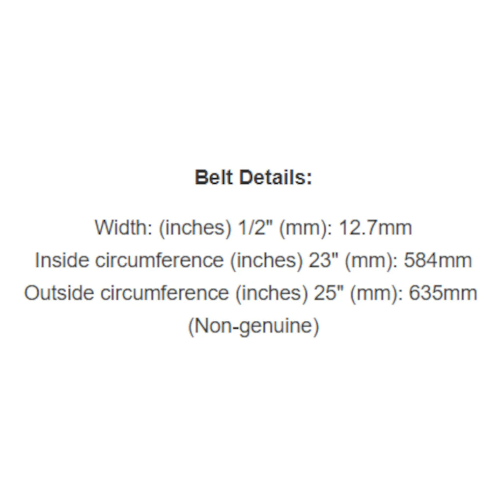 Belt Replaces 22" Cut Deutscher Self Propelled Slasher or John Deere | Belt# Y40 or M48520 - Alt 7