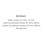 Belt Replaces Cox V17, Deutscher MZ17, Jetfast and Supaswift 900088