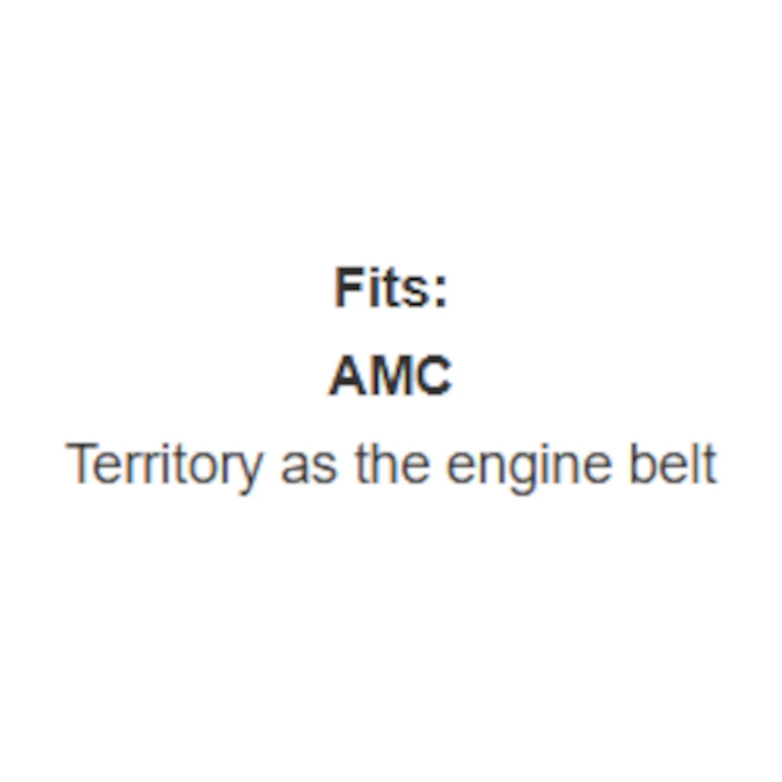 Belt Replaces AMC A25 BO113, Deutscher D15, Greenfield GT1971 or McCulloch 11207
