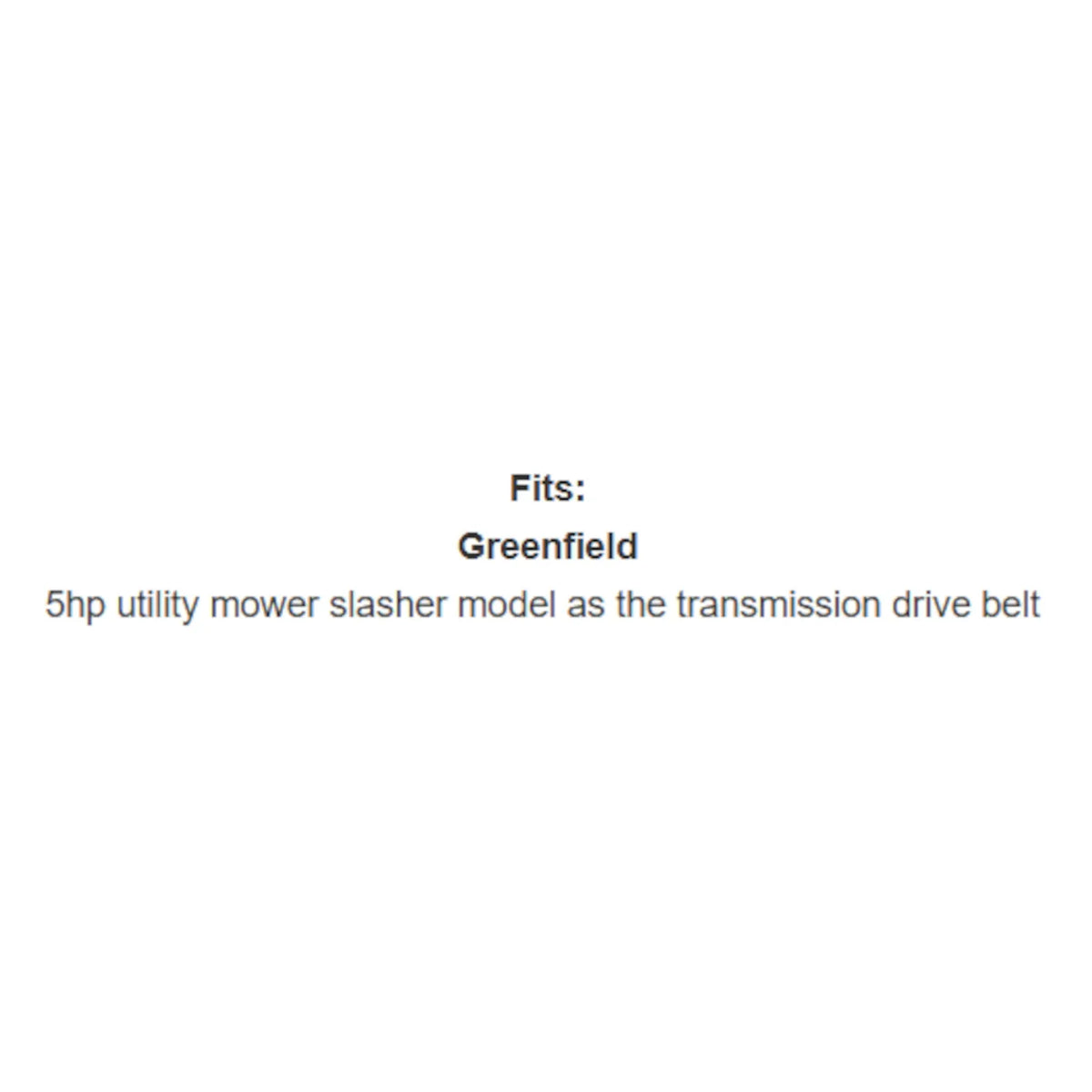 Belt Replaces AMC A25 BO113, Deutscher D15, Greenfield GT1971 or McCulloch 11207 - Alt 6