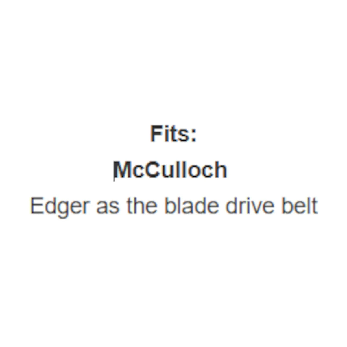 Belt Replaces AMC A25 BO113, Deutscher D15, Greenfield GT1971 or McCulloch 11207 - Alt 7