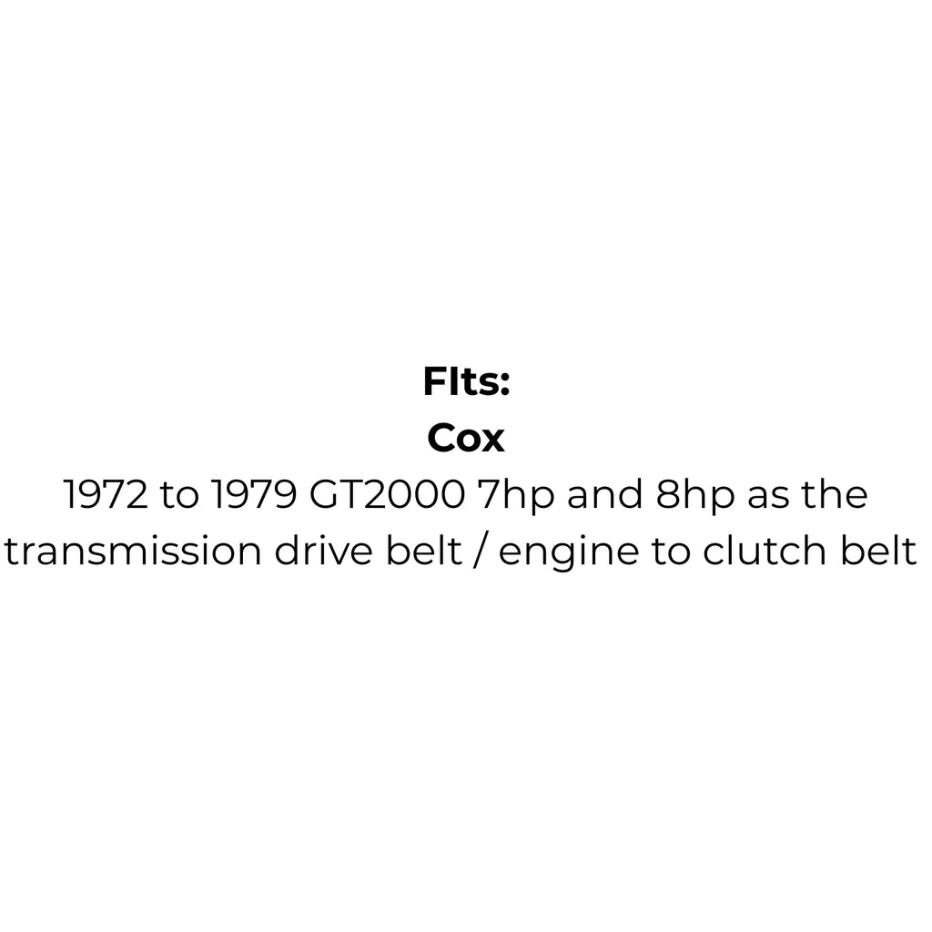 Belt Replaces Ariens 72093, 072093, Cox VA29, SV23, V23, Deckson or Kawasaki 59011-2055