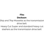Belt Replaces Ariens 72093, 072093, Cox VA29, SV23, V23, Deckson or Kawasaki 59011-2055