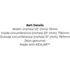 Belt Replaces Ariens 72093, 072093, Cox VA29, SV23, V23, Deckson or Kawasaki 59011-2055