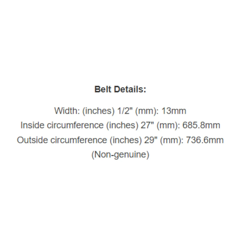 Belt Replaces Ariens 72024, 072024 or Deutscher D14 - Alt 8