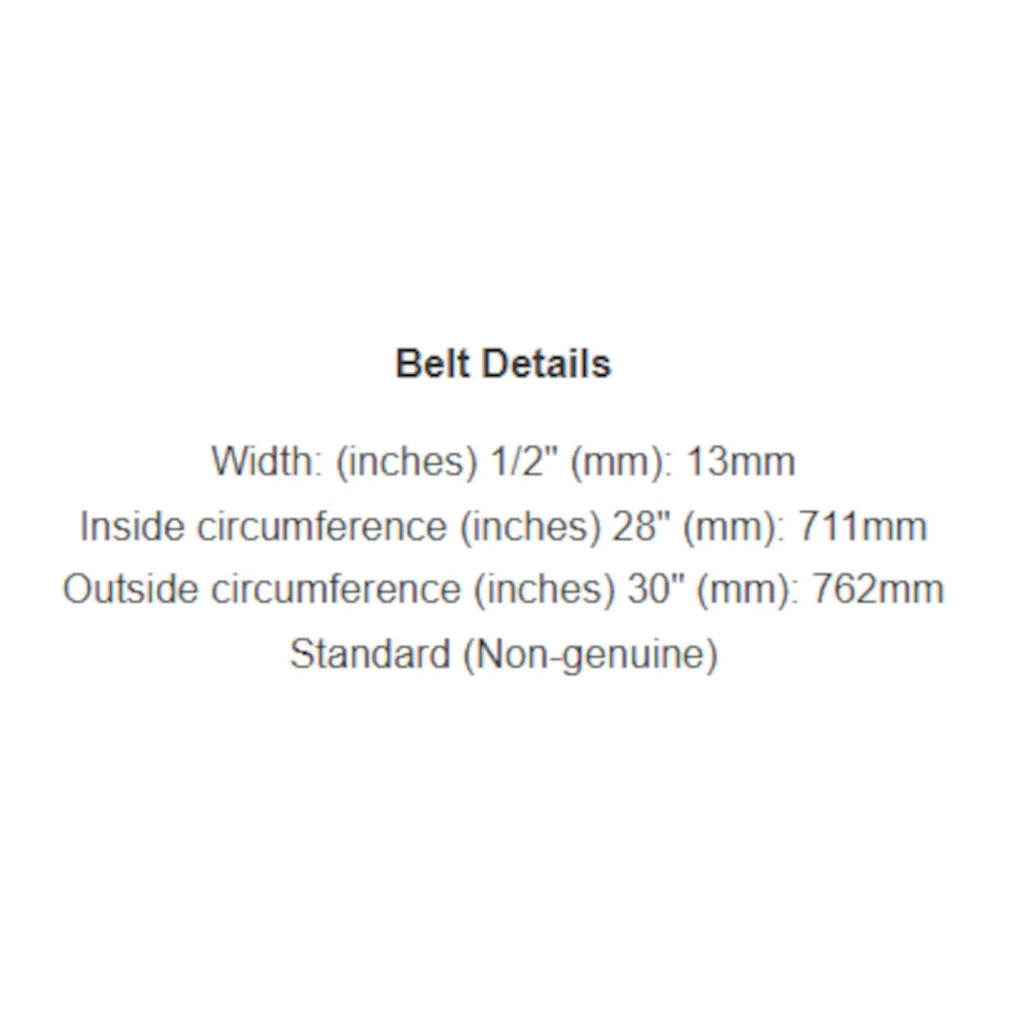 Replaces Belt Ariens 72119, 072119, Little Wonder L177, Masport C177 or Scott Bonnar S3601282 - Alt 8