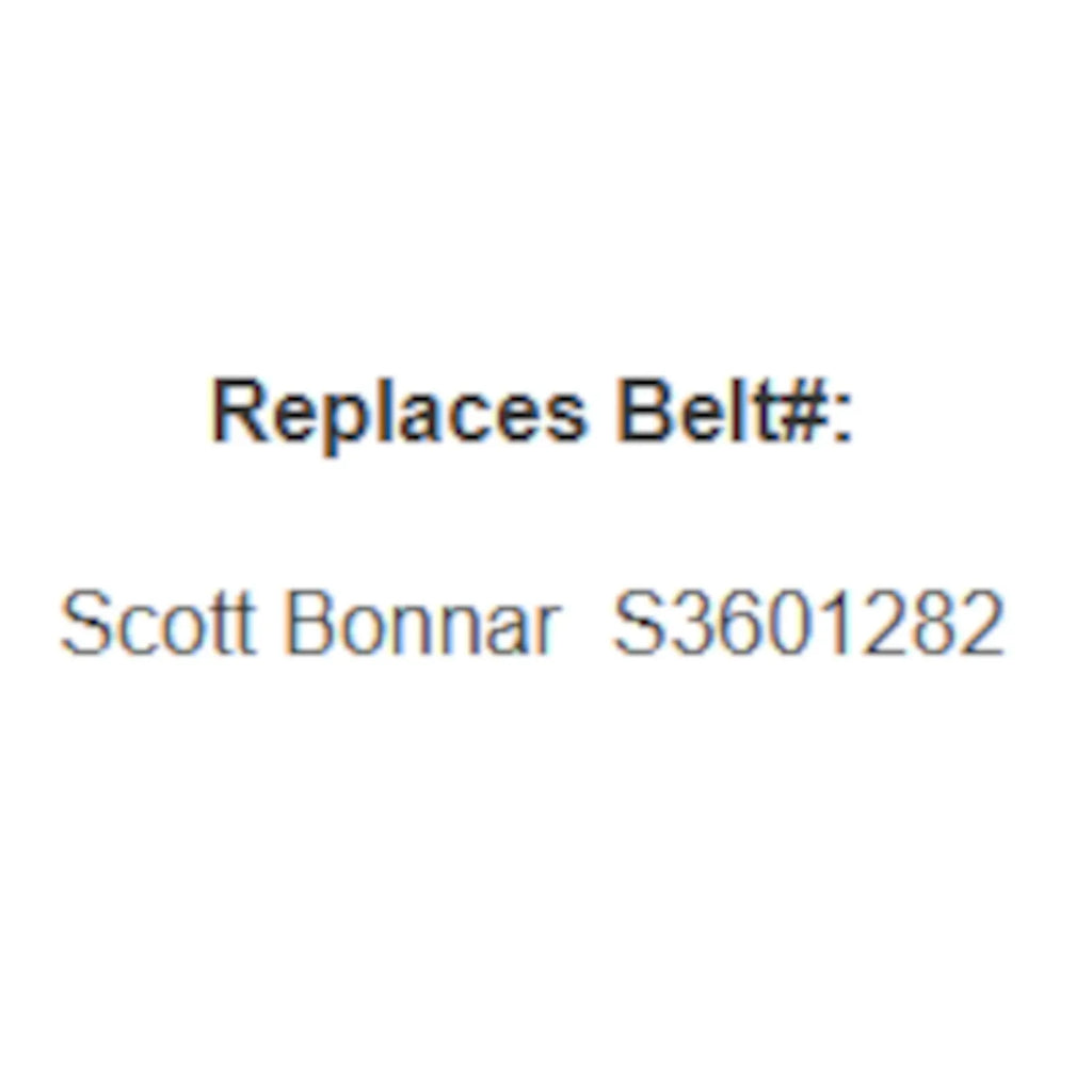 2x Belts to Replace Scott Bonnar S3601282 30" cut Queen cylinder / reel mower as the drive belt