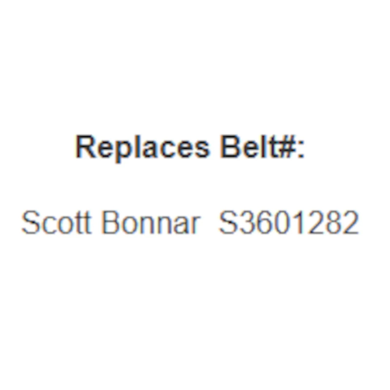 2x Belts to Replace Scott Bonnar S3601282 30" cut Queen cylinder / reel mower as the drive belt