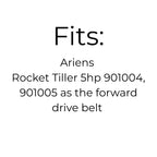 Belt Replaces 72093, VA29, SV23, V23 Fits Ariens Rocket Tiller, Cox GT2000