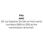 Belt Replaces AMC V10, Greenfield GT1609 and GT2336, Falcon or Masport C1426
