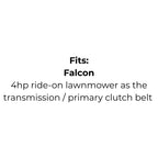 Belt Replaces AMC V10, Greenfield GT1609 and GT2336, Falcon or Masport C1426 - Alt 6