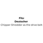 Belt Replaces Masport 503368 or Deutscher 3161 Chipper Shredder